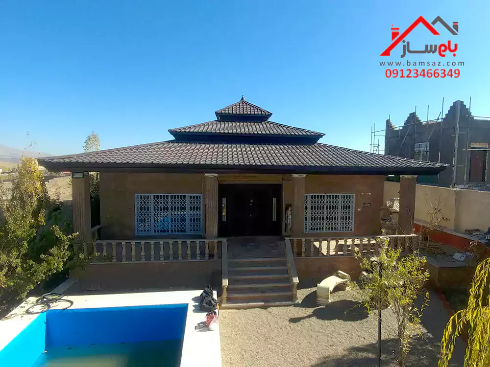 طراحی و اجرای سقف شیبدار