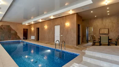 استخر سرپوشیده ویلایی بام ساز ساخت استخر سرپوشیده در ویلای شمال