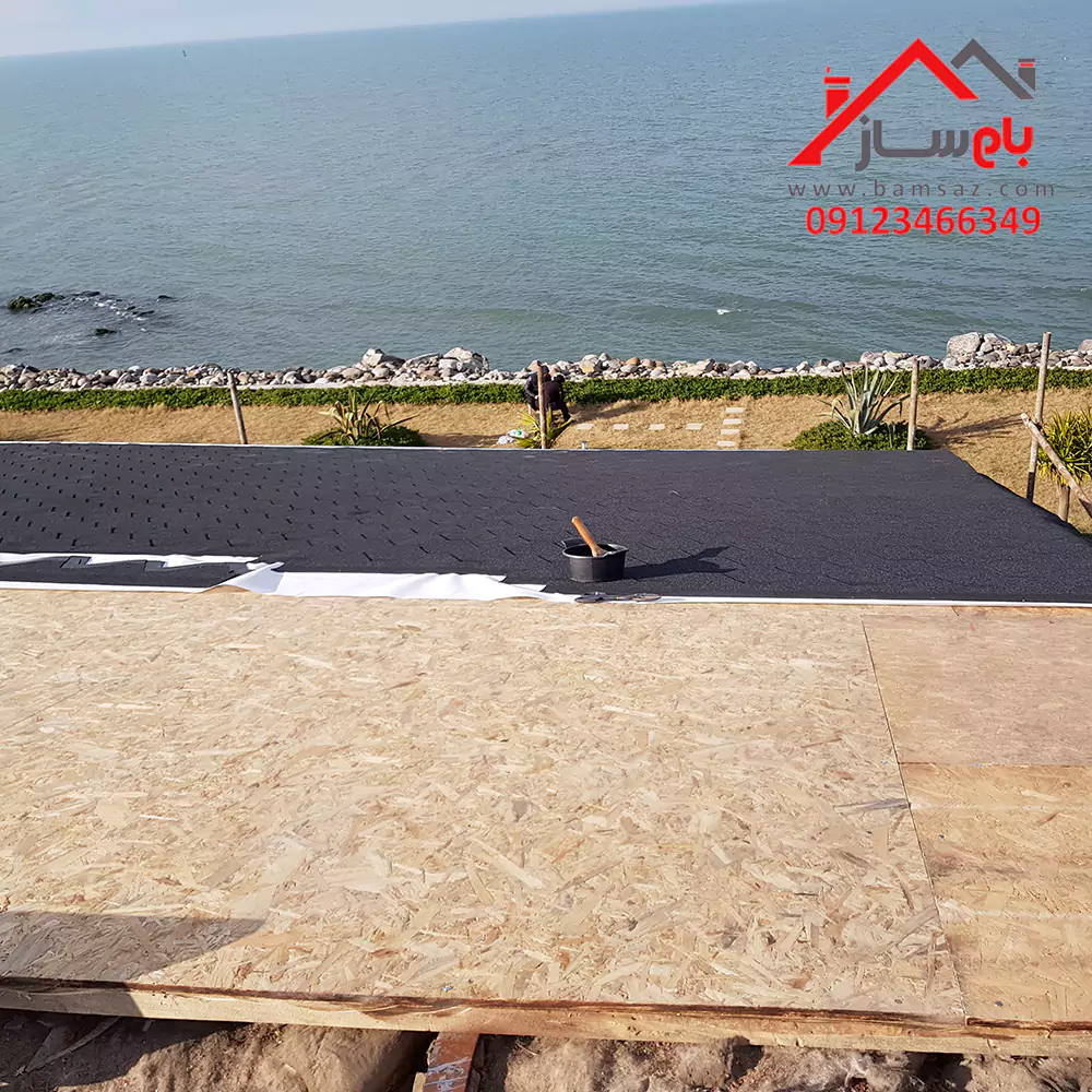 نحوه‌ی اجرای سقف شیب دار