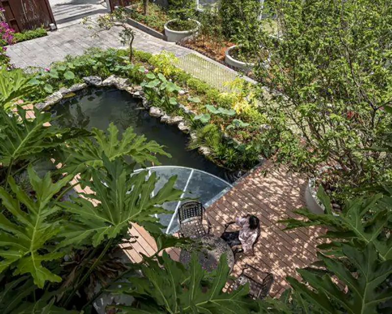 برکه مصنوعی ویلا بام ساز برکه مصنوعی آماده