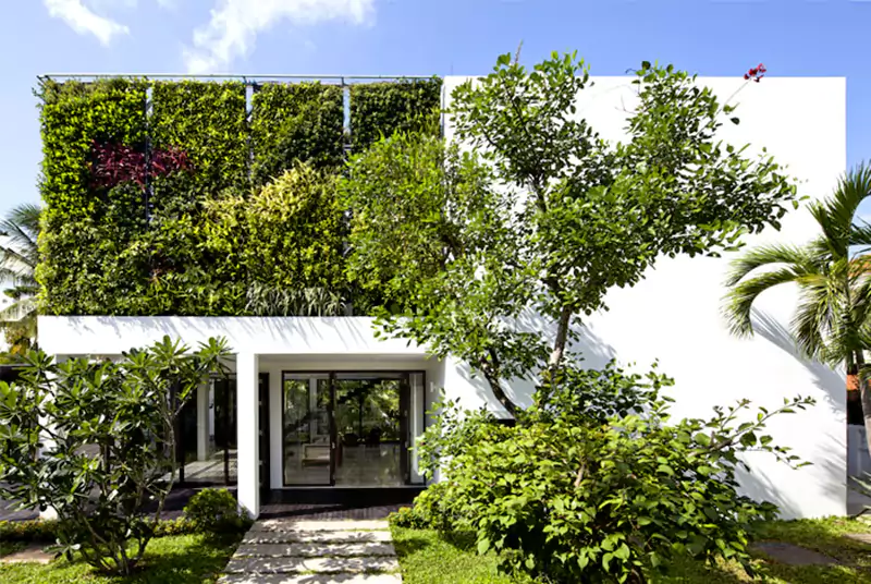 طراحی فضای سبز ویلا بام ساز طراحی فضای سبز در تهران