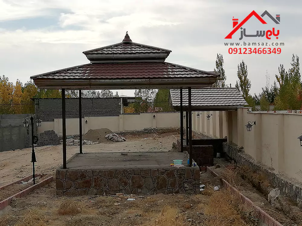 نمای ساختمان ویلایی کوچک