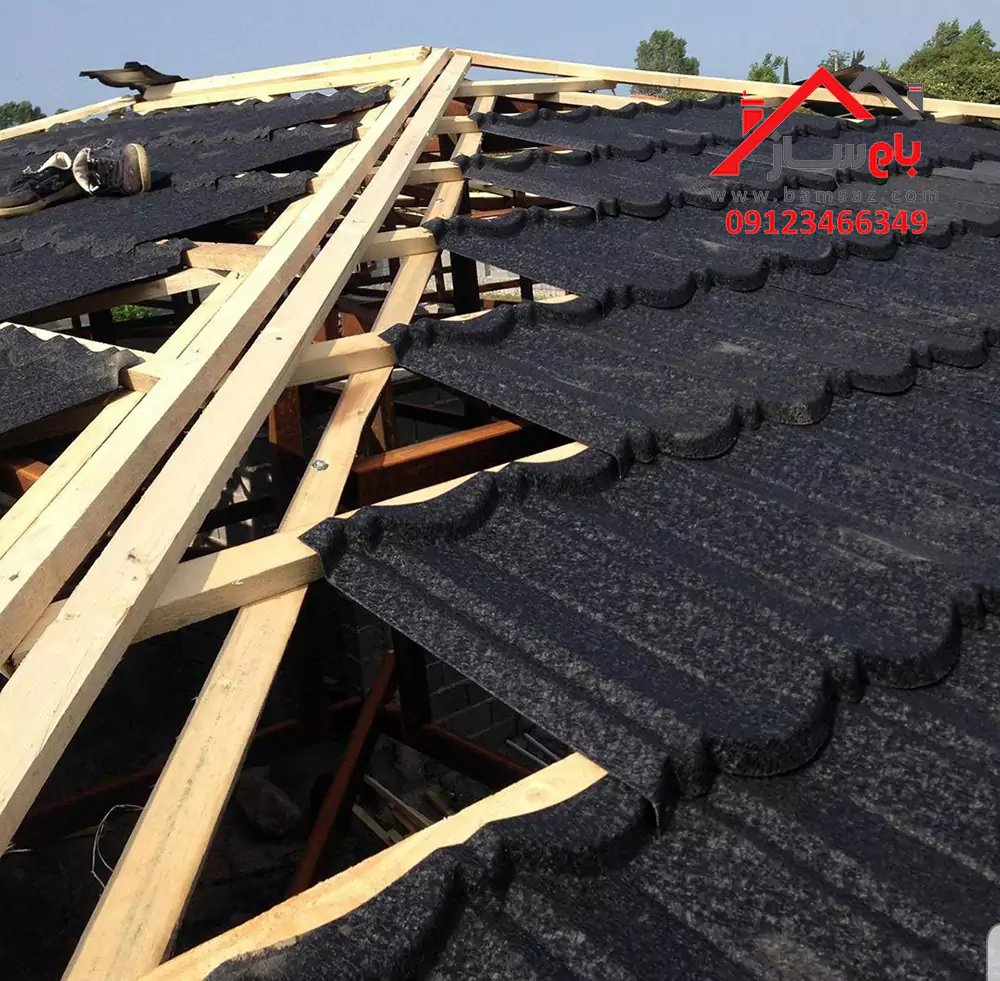 ویلا همکف مدرن بام ساز انواع سقف شیروانی فلزی