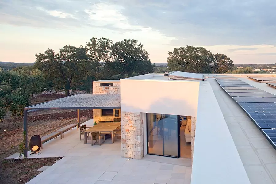 ویلا همکف مدرن بام ساز ویلا همکف شیک