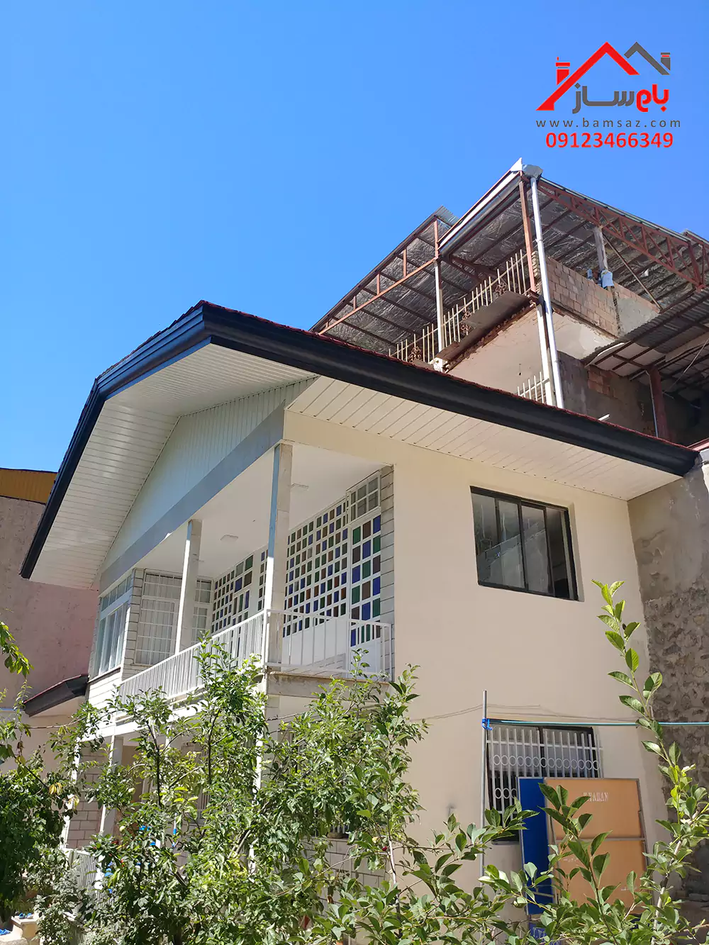 ویلا فلت بام ساز ویلا فلت نما مدرن